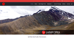 Desktop Screenshot of ladakhmitra.com