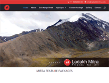 Tablet Screenshot of ladakhmitra.com